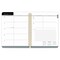 Black Solid | 2026 6x7.75 Inch Weekly Desk Planner | Foil Stamped Cover